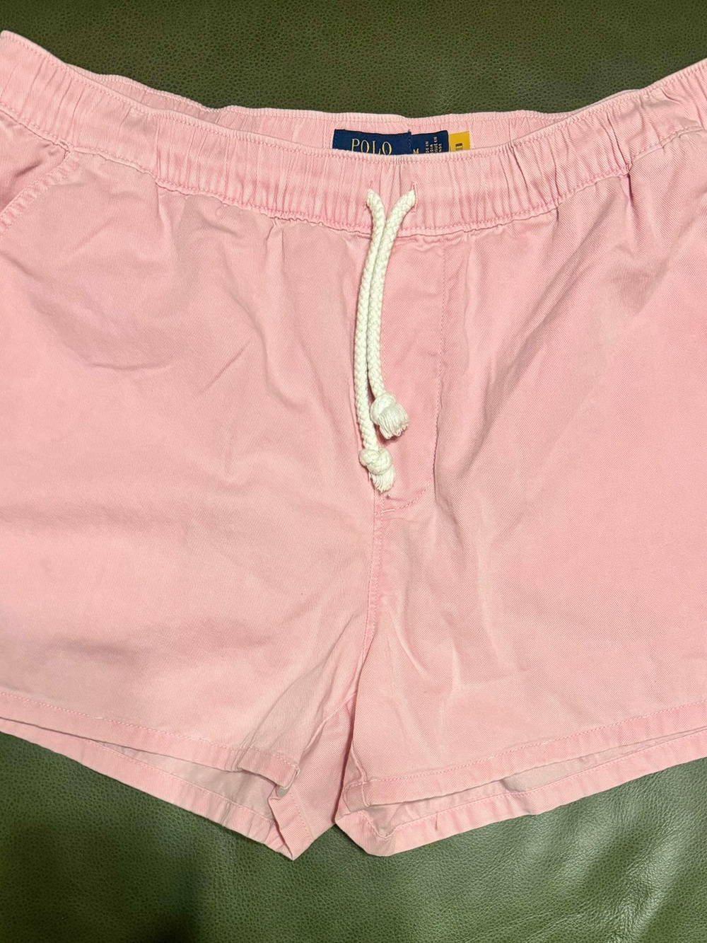 Polo by Ralph Lauren Light Pink Drawstring Shorts. Size M